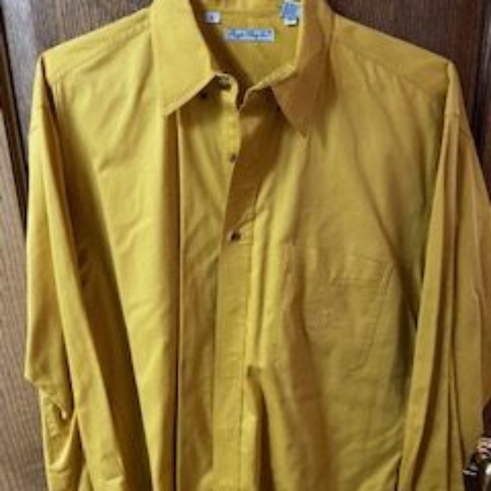 long sleeve dress shirt= Bugle Boy